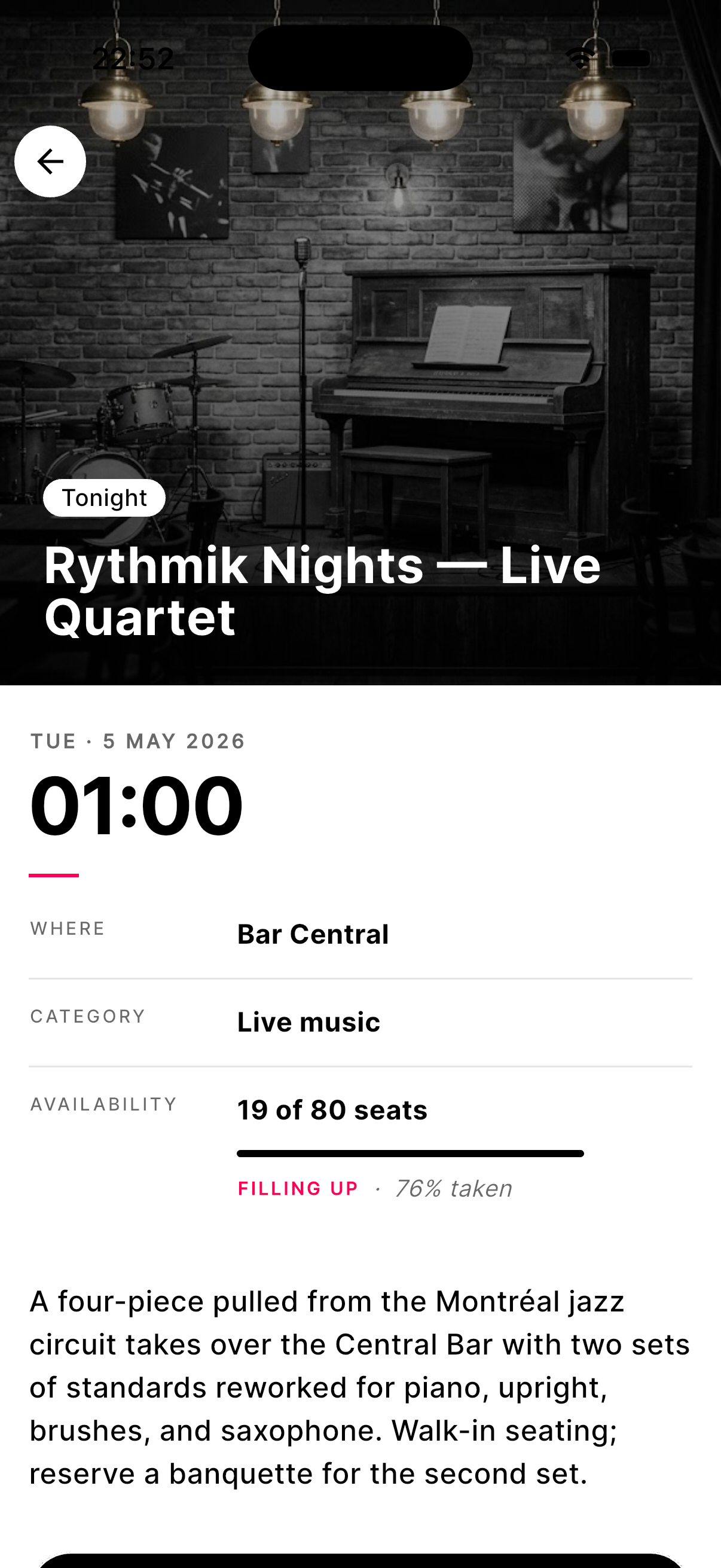 App screen